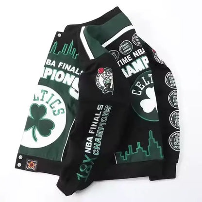 Rare CELTICS Vintage Embroidered Jacket - Unisex SHABA Collection