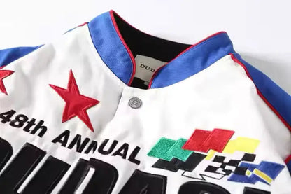 Rare Dudack 500 NASCAR Vintage Embroidered Jacket - Unisex SHABA Collection