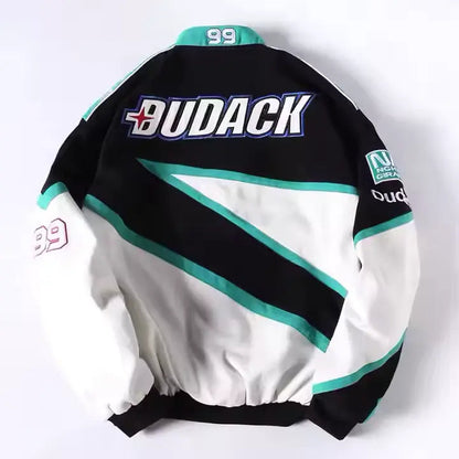 Rare Dudack NASCAR Vintage Embroidered Jacket - Unisex SHABA Collection