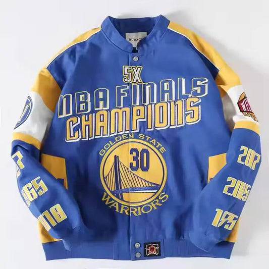 Rare Golden State Warriors Vintage Embroidered Jacket - Unisex SHABA Collection