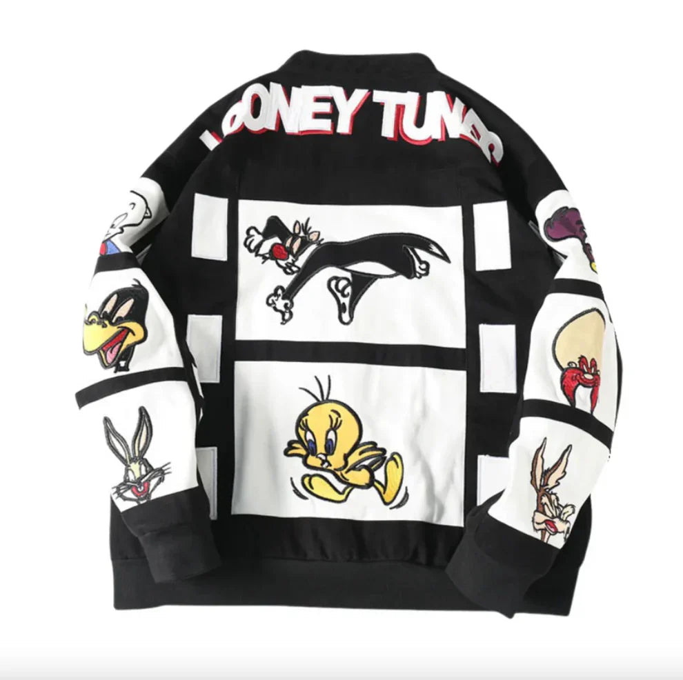 Rare Looney Tunes NASCAR Vintage Embroidered Jacket - Unisex SHABA Collection