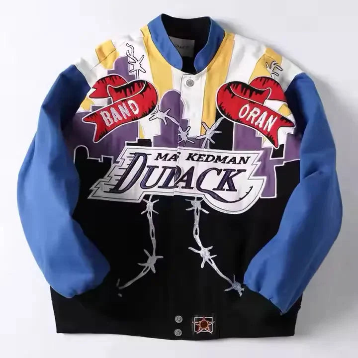Rare Maskedman NASCAR Vintage Embroidered Jacket - Unisex | Ex Race Gear