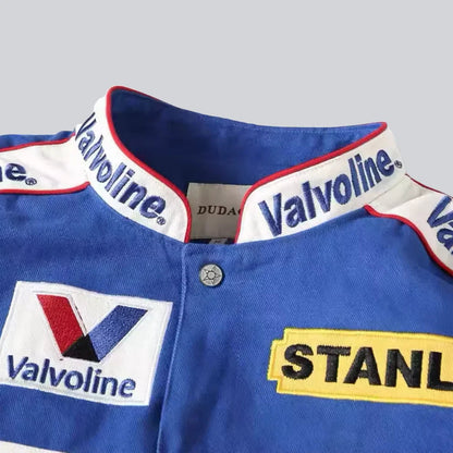 Rare Valvoline NASCAR Vintage Embroidered Jacket - Unisex SHABA Collection