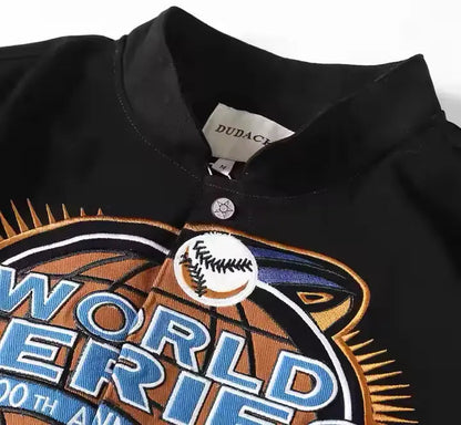 Rare World Series Baseball Vintage Embroidered Jacket - Unisex SHABA Collection
