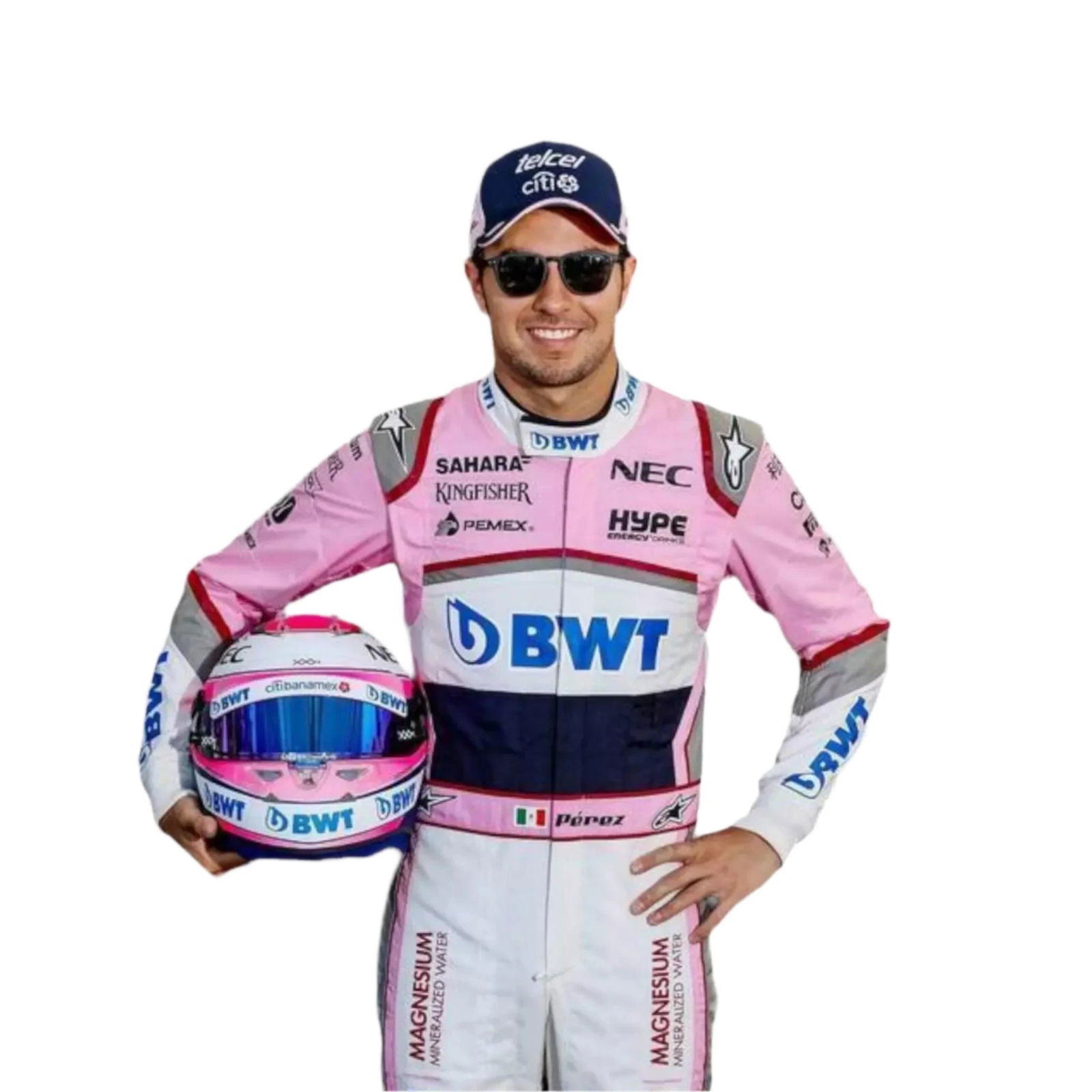 SERGIO PEREZ 2018 RACE SUIT SAHARA FORCE INDIA F1 TEAM - Ex Race Gear