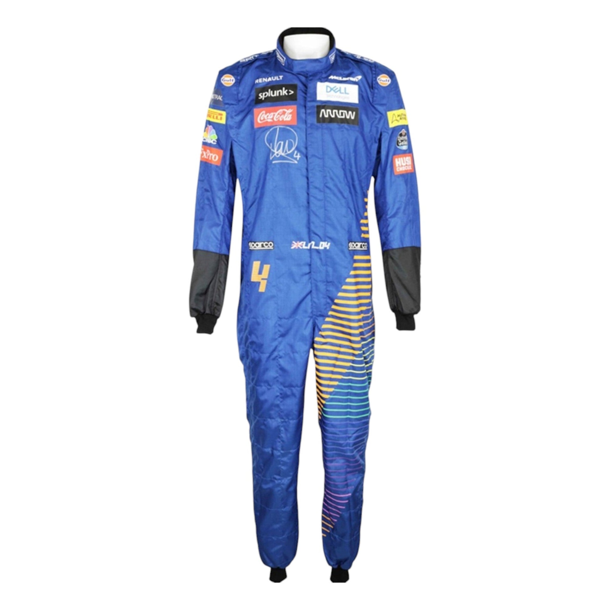 2020 Lando Norris McLaren Arrow Promo Formula 1 Suit Ex Race Gear