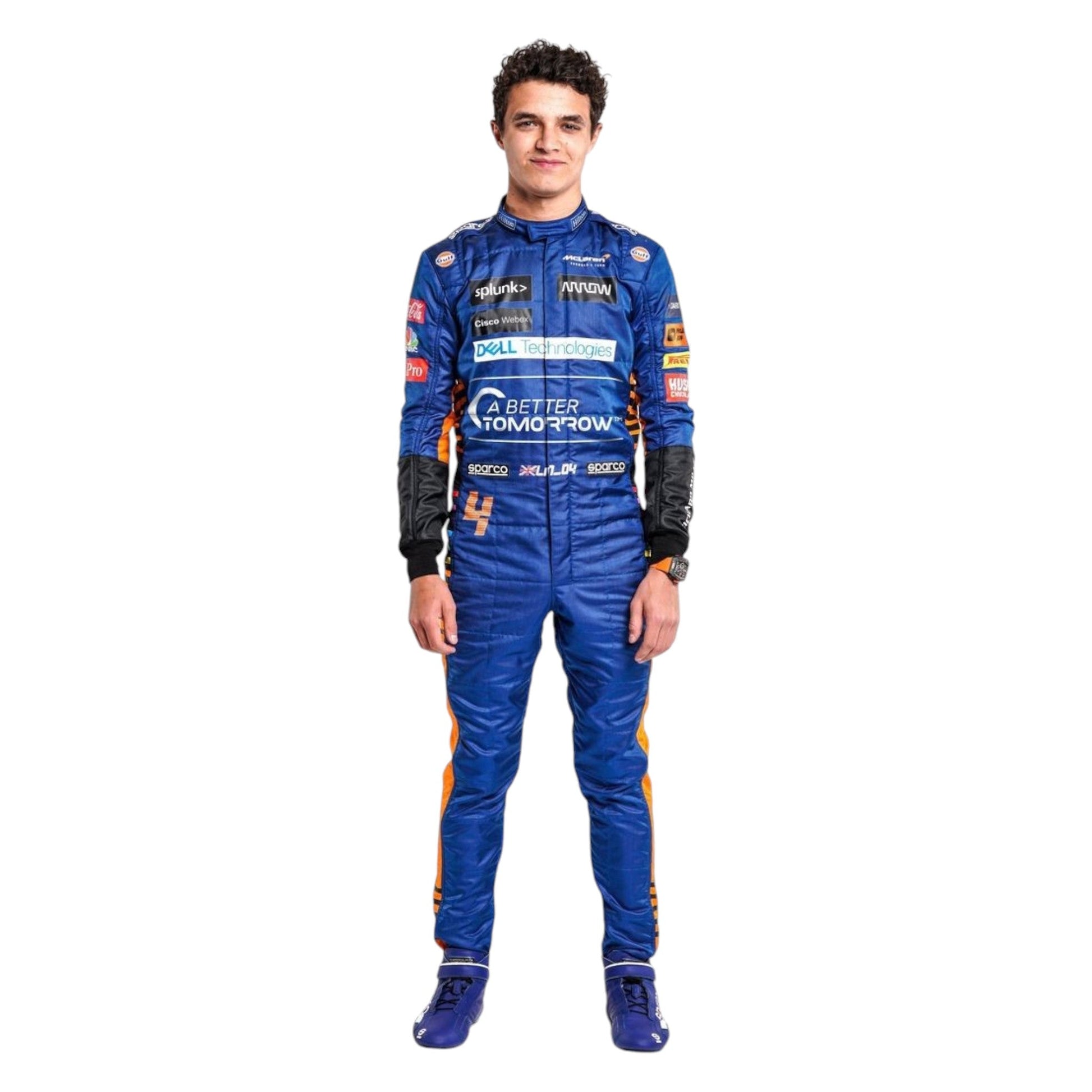 2021 Lando Norris McLaren Formula 1 Team Race Suit Ex Race Gear