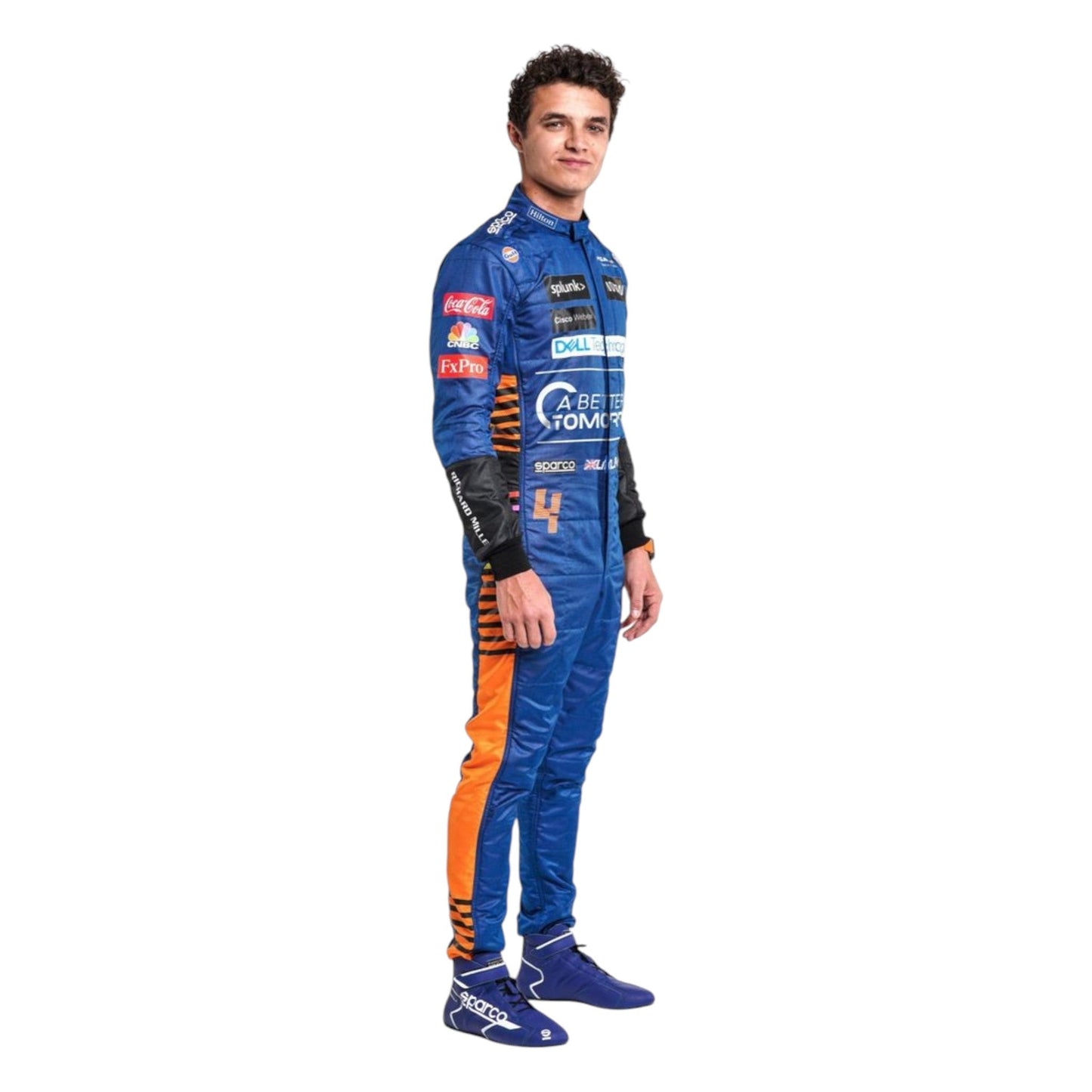 2021 Lando Norris McLaren Formula 1 Team Race Suit Ex Race Gear