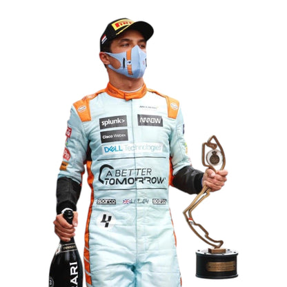 2021 Lando Norris McLaren F1 Race Suit - Monaco GP Ex Race Gear