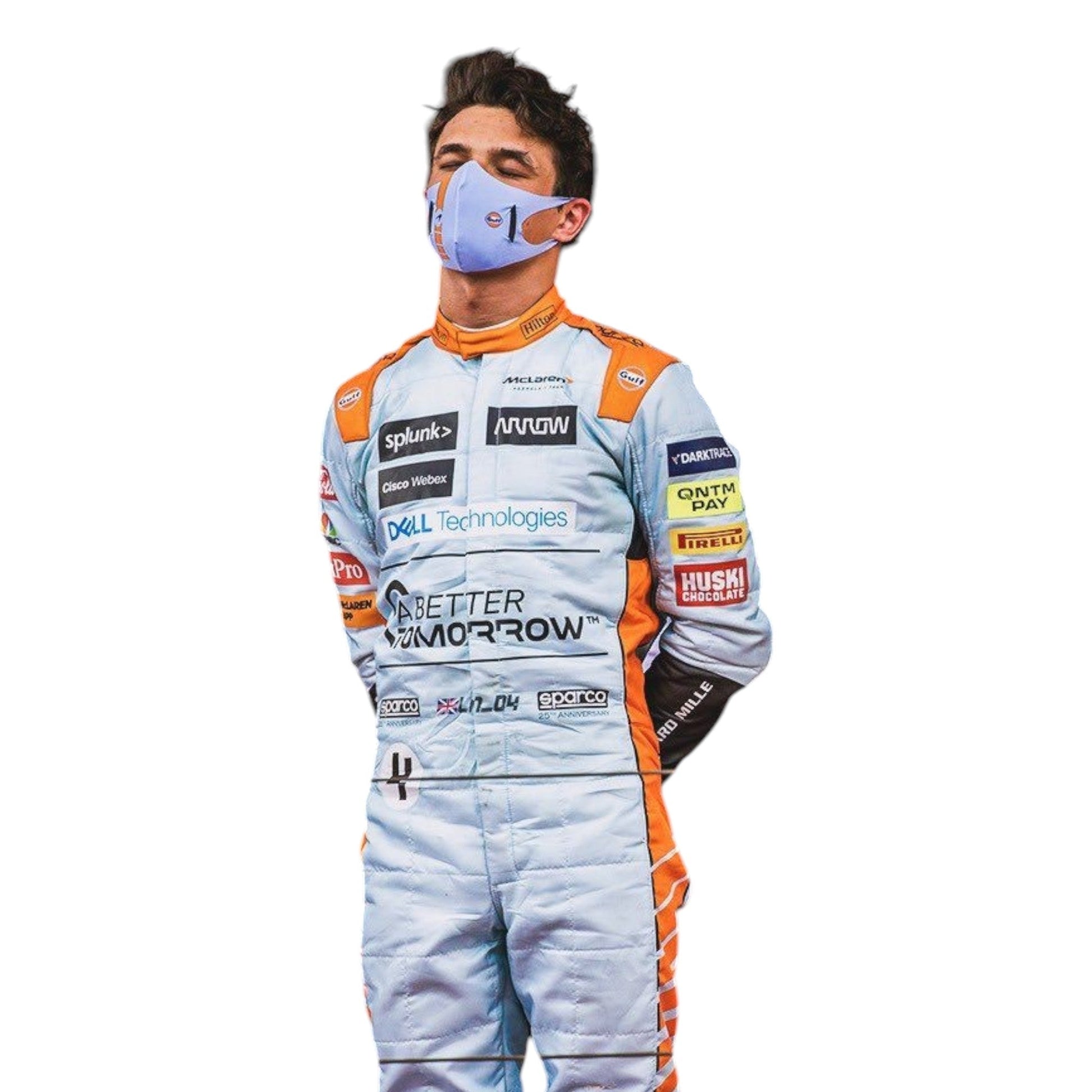 2021 Lando Norris McLaren F1 Race Suit - Monaco GP Ex Race Gear