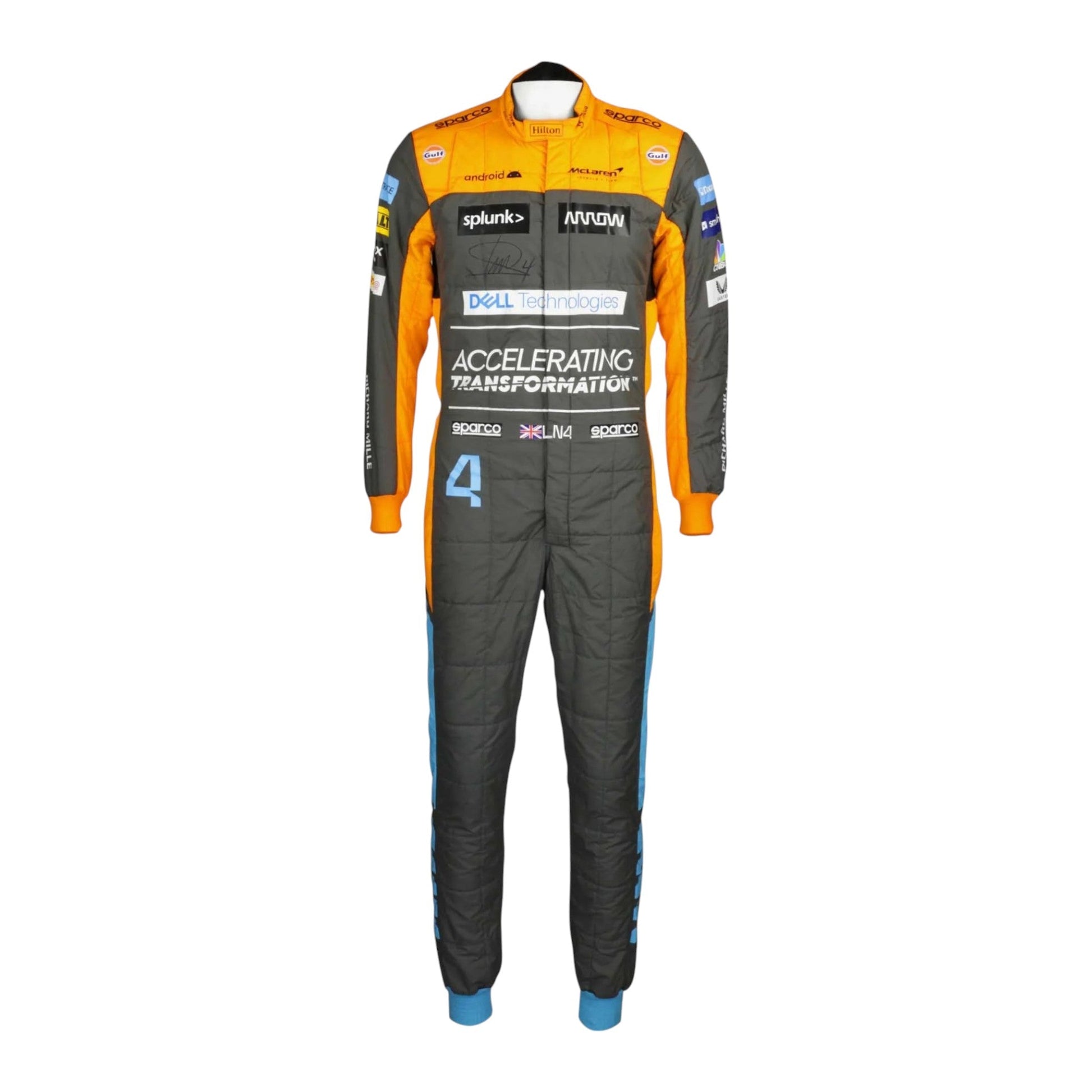 2022 Lando Norris McLaren Formula 1 Race Suit Ex Race Gear
