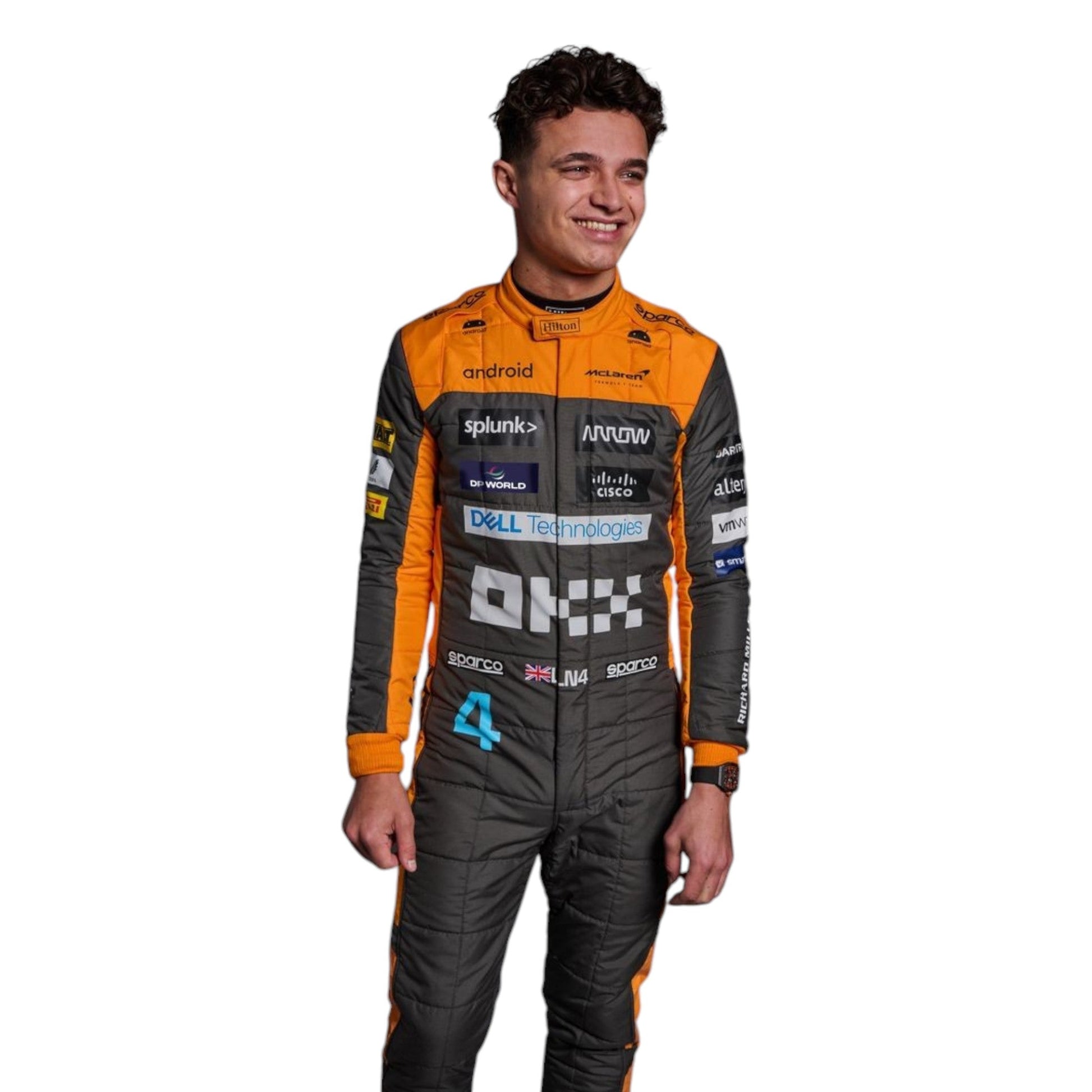 2023 Lando Norris McLaren F1 Team Replica Racing Suit Ex Race Gear
