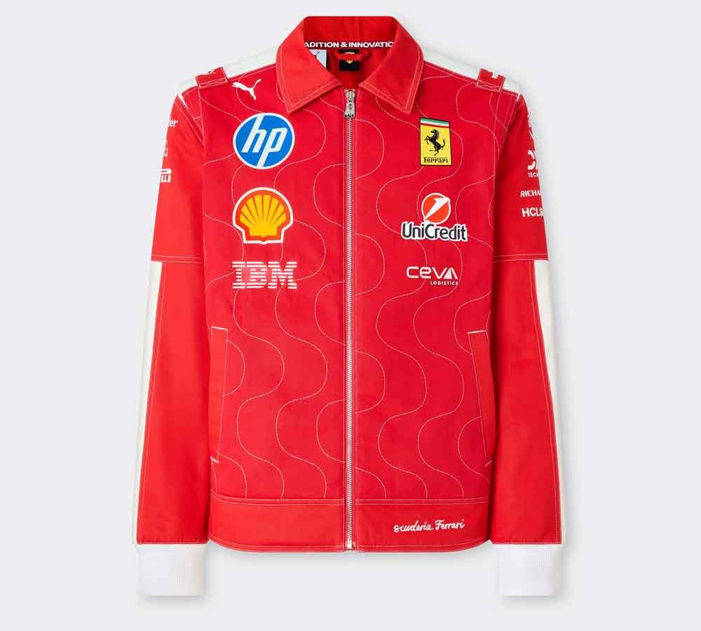 Scuderia Ferrari HP 2025 Monza Limited Edition Team Replica Jacket - Ex Race Gear