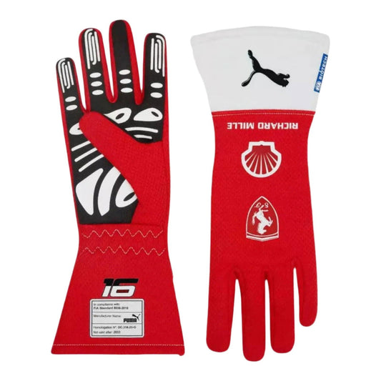 Scuderia Ferrari Charles Leclerc F1 PRO gloves - Joshua Vides - Ex Race Gear