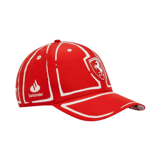 Scuderia Ferrari Charles Leclerc Puma Baseball Hat - Joshua Vides - Ex Race Gear