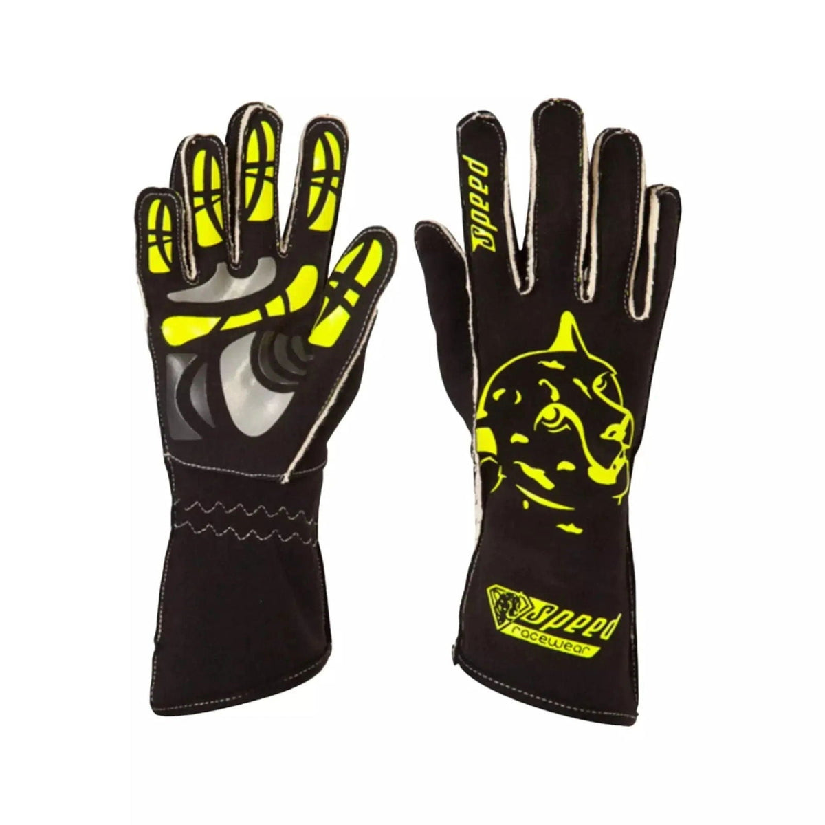 Speed gloves Melbourne G-2 Black/Fluo | Ex Race Gear