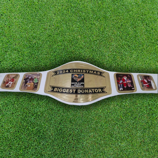 Christmas Championship Wrestling Belt Ex Race Gear