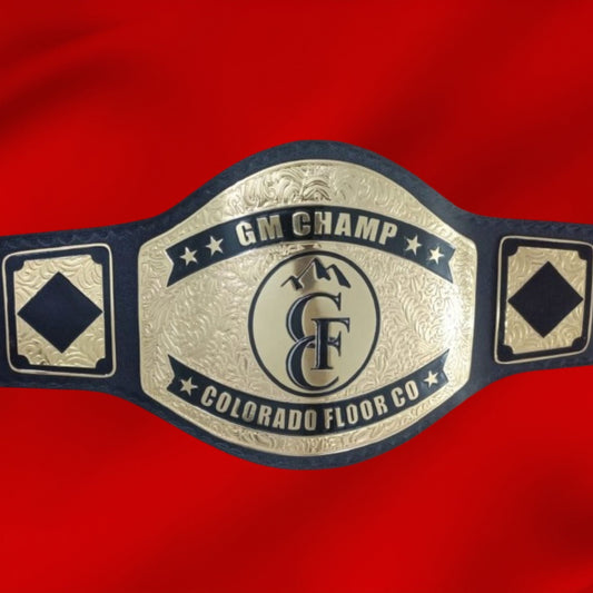 Custom CFC Logo Wrestling Championship Belt poshleathers-14b7