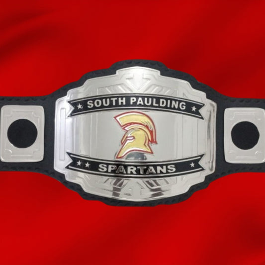 Custom Name and Viking Logo Wrestling Championship Belt poshleathers-14b7