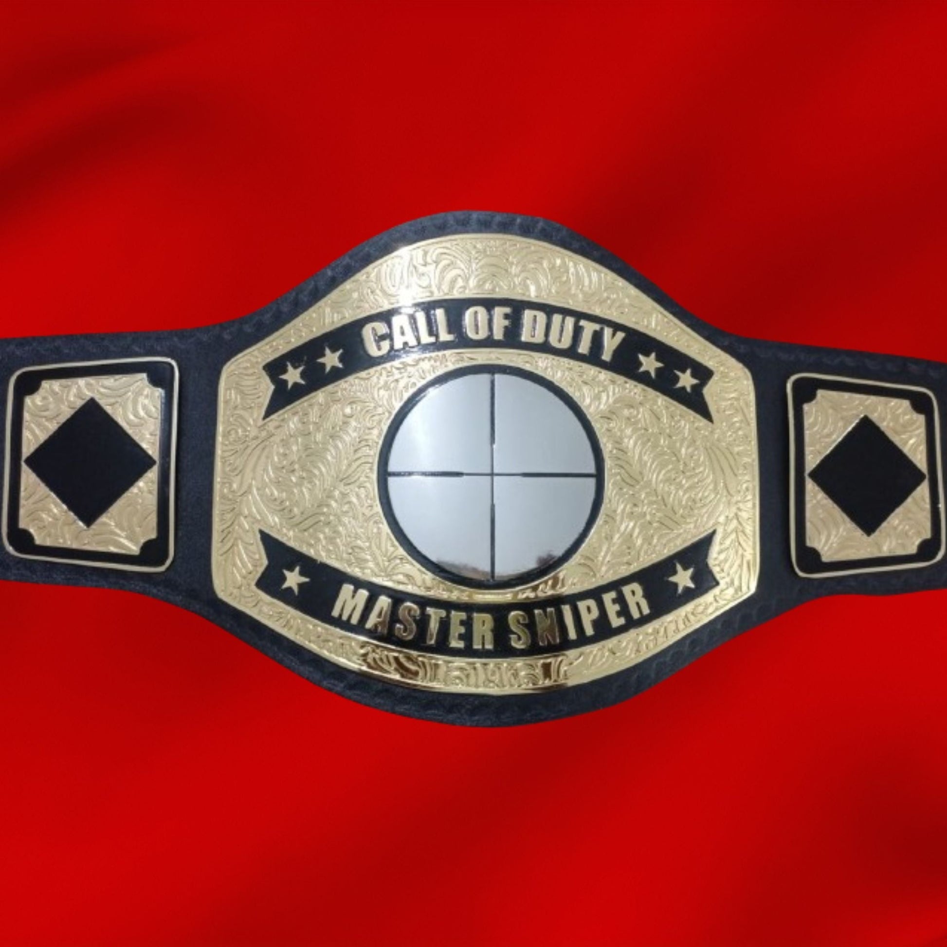 Custom Call Of Duty Wrestling Championship Belt poshleathers-14b7