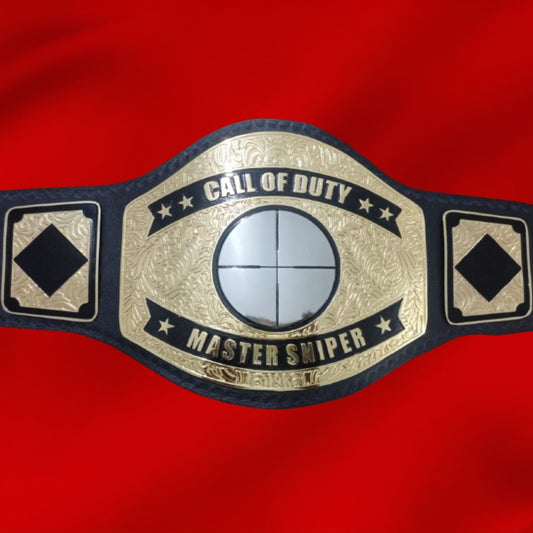 Custom Call Of Duty Wrestling Championship Belt poshleathers-14b7