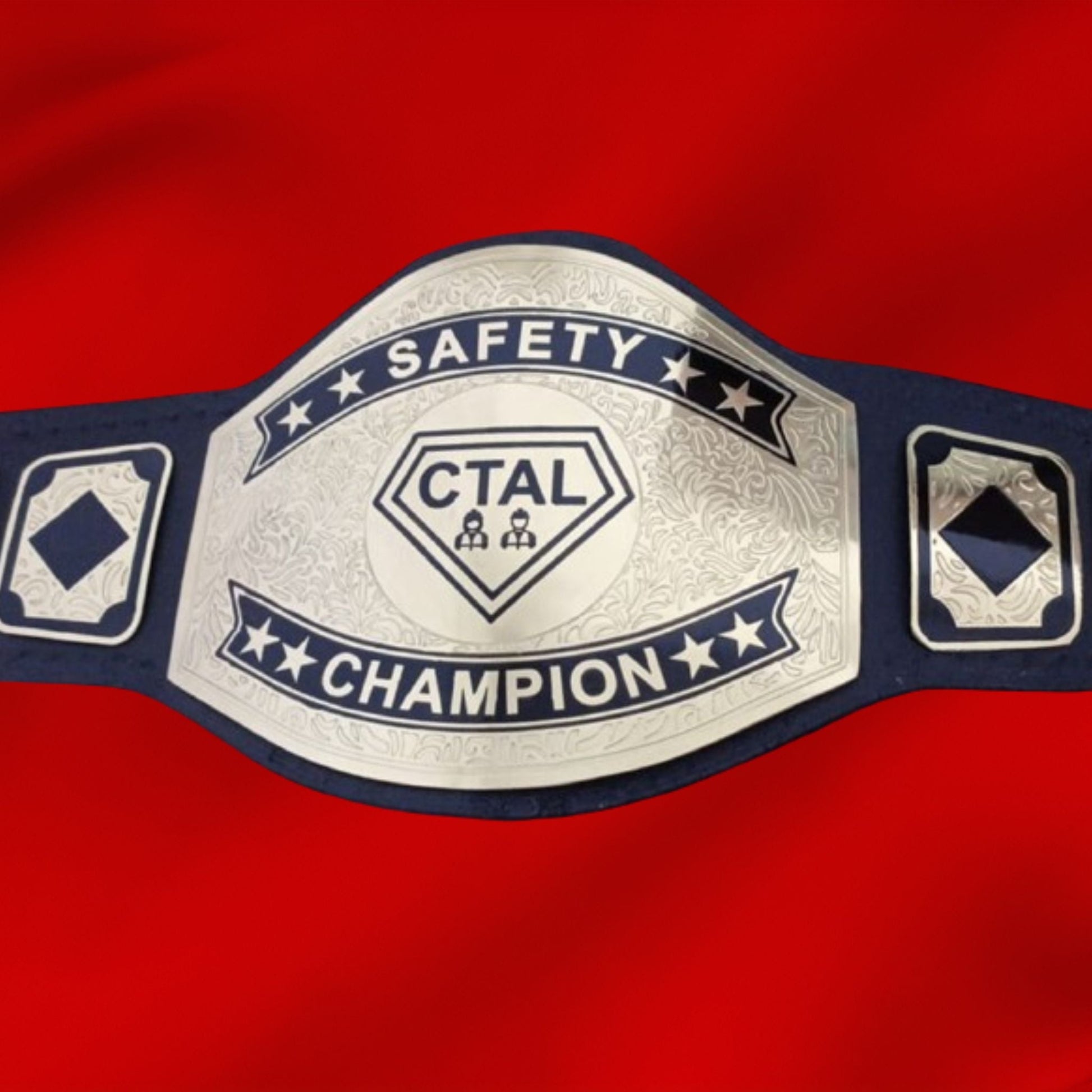 Custom Name and CTAL Safety Logo For Your Firm Wrestling Championship Belt poshleathers-14b7
