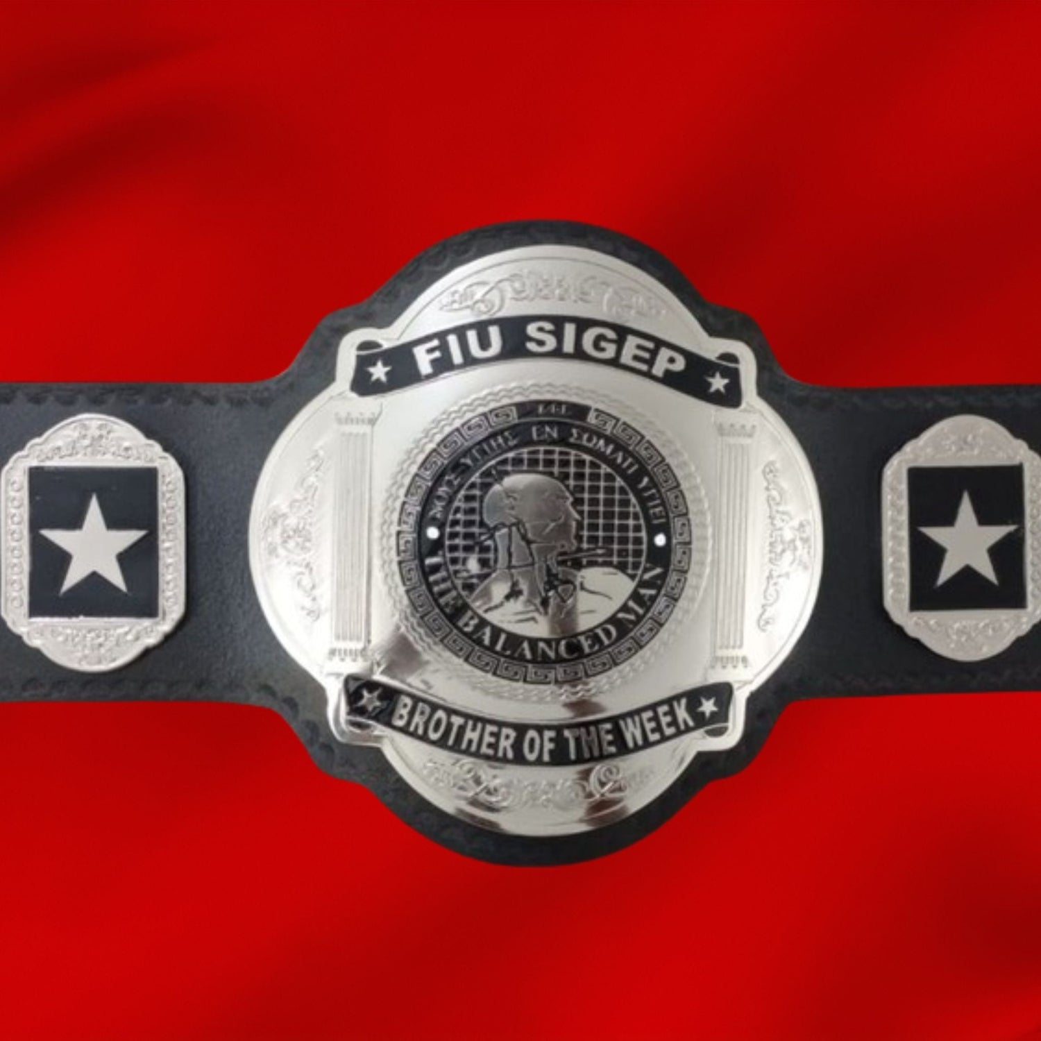 Custom Brother Of The Week Wrestling Championship Belt poshleathers-14b7