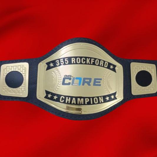 Custom CORE Logo Wrestling Championship Belt poshleathers-14b7