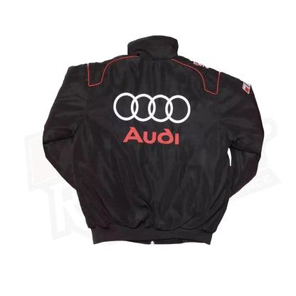 Vintage Audi Racing Bomber Jacket - Ex Race Gear