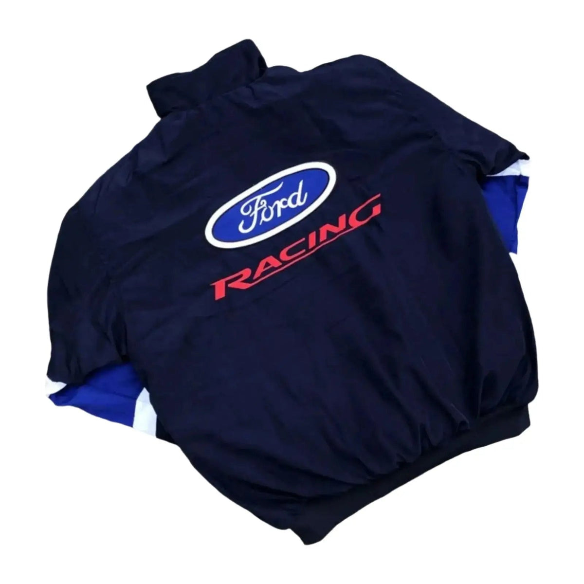 Vintage Ford F1 Racing Bomber Jacket - Embroidered Motorsport Gear - Ex Race Gear