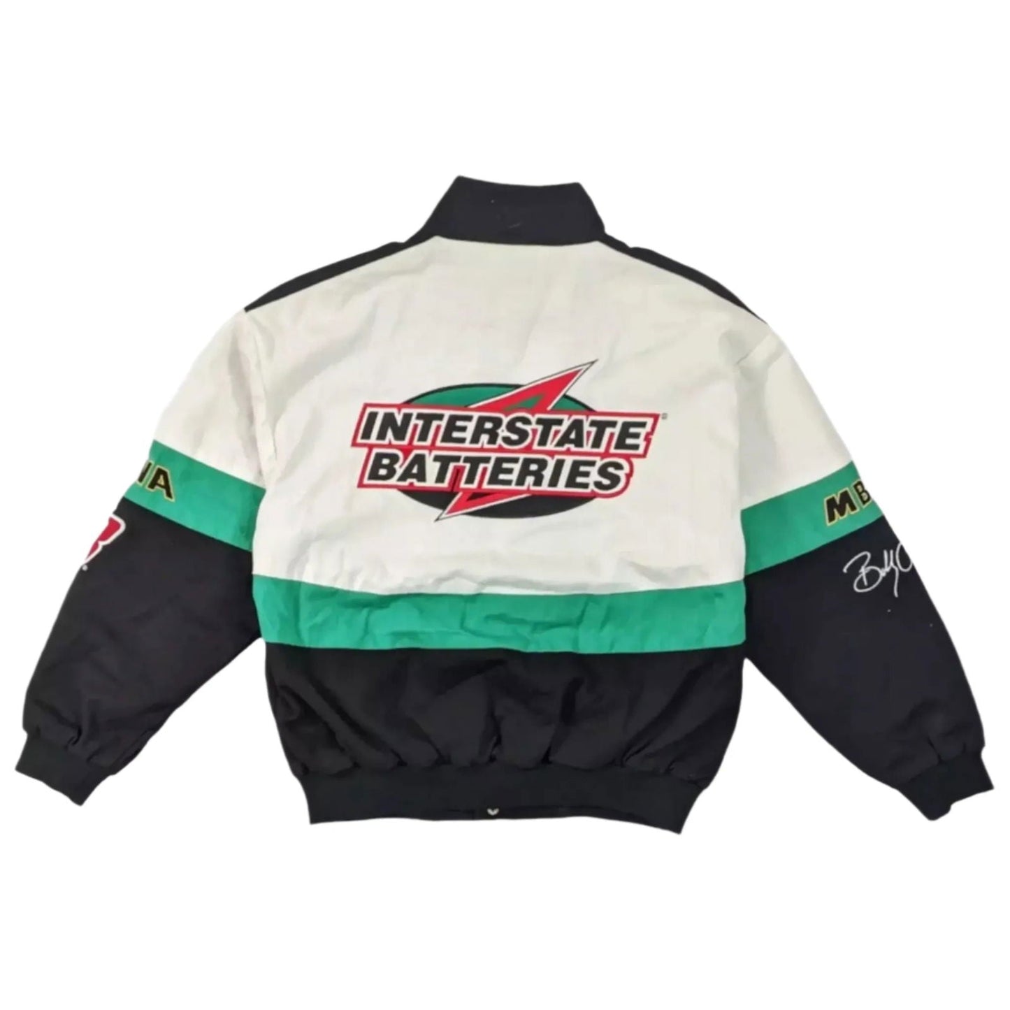 Vintage Interstate Batteries NASCAR Racing Jacket - Ex Race Gear