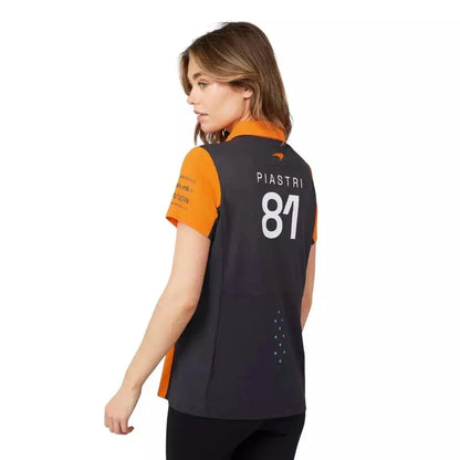 WOMENS MCLAREN REPLICA POLO SHIRT OSCAR PIASTRI - Ex Race Gear