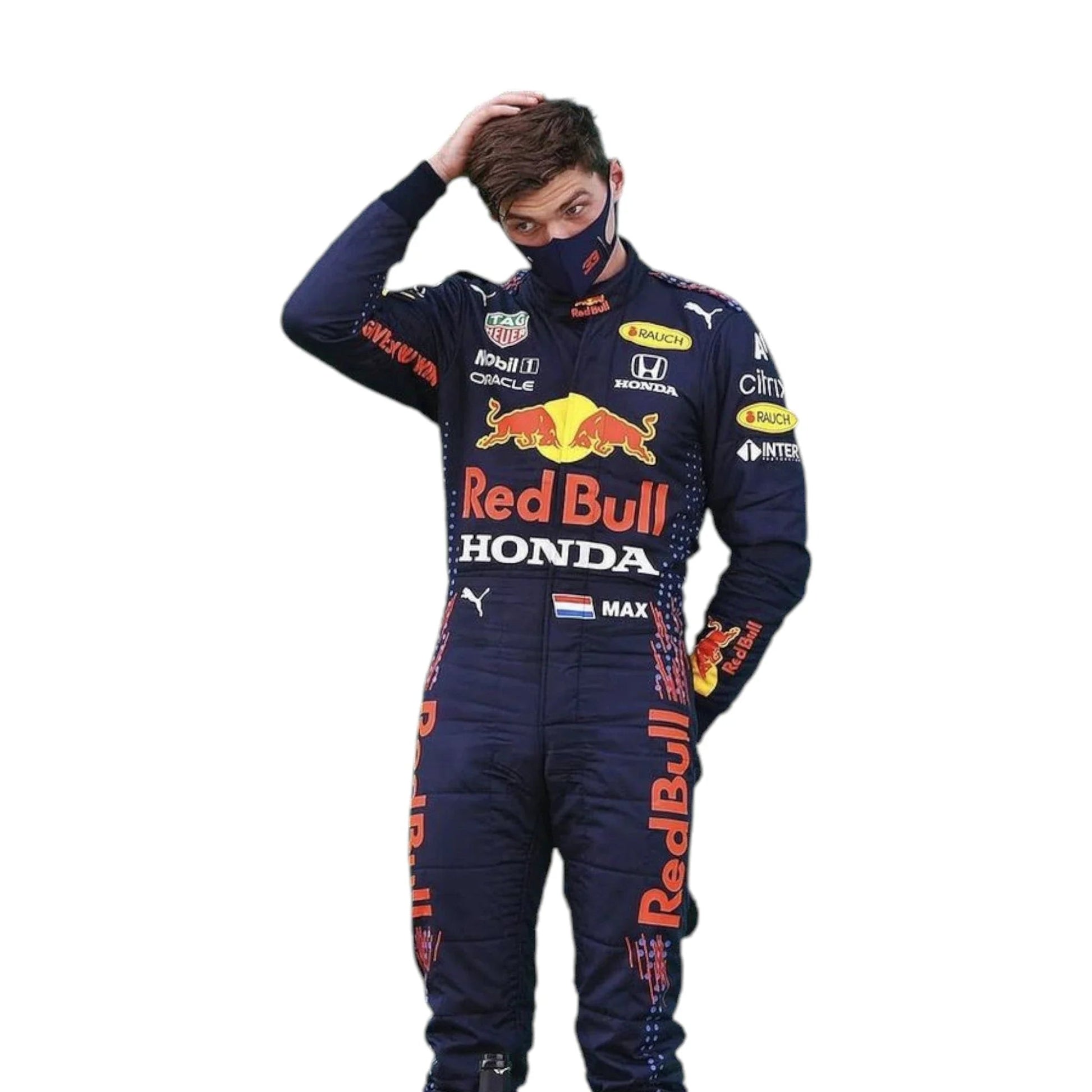 2021 Max Verstappen Red Bull F1 Race Suit Ex Race Gear