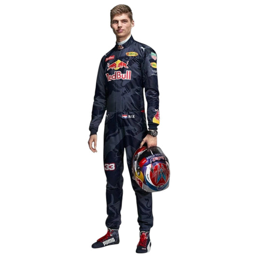 2016 Max Verstappen Race Red Bull Racing F1 Suit Ex Race Gear
