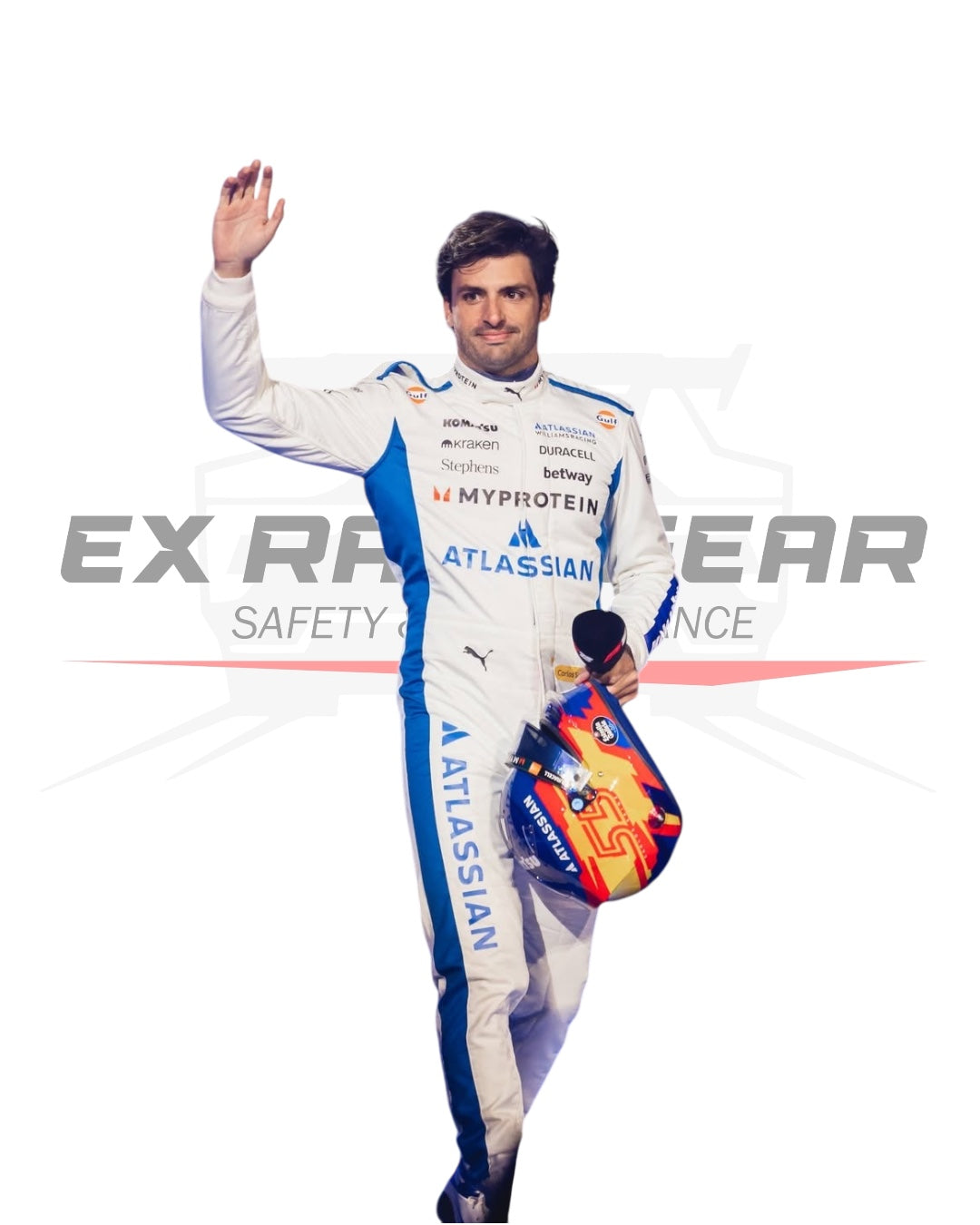 Williams Racing 2025 Replica Race Suits | Formula 1 Ex Race Gear