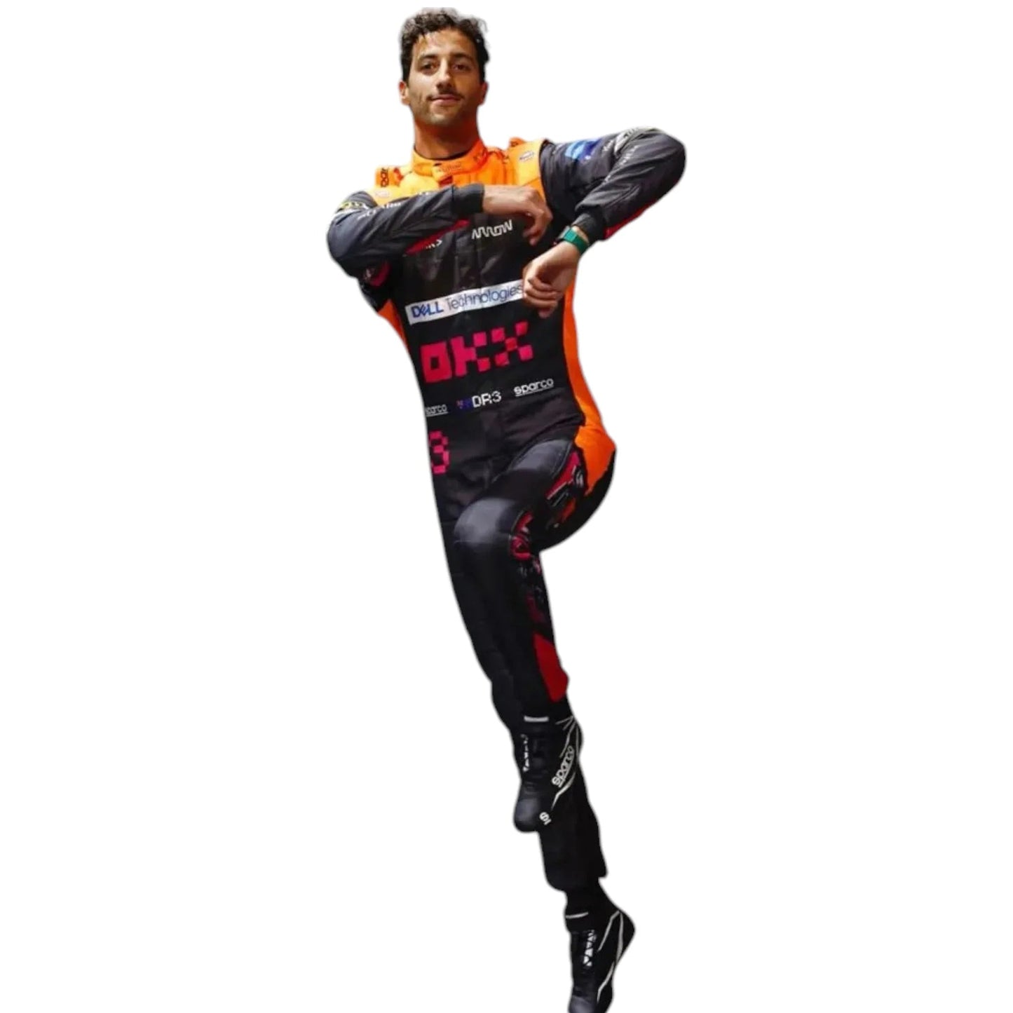 2022 Daniel Ricciardo Original Japan/Singapore GP Special Design McLaren F1 Suit Ex Race Gear