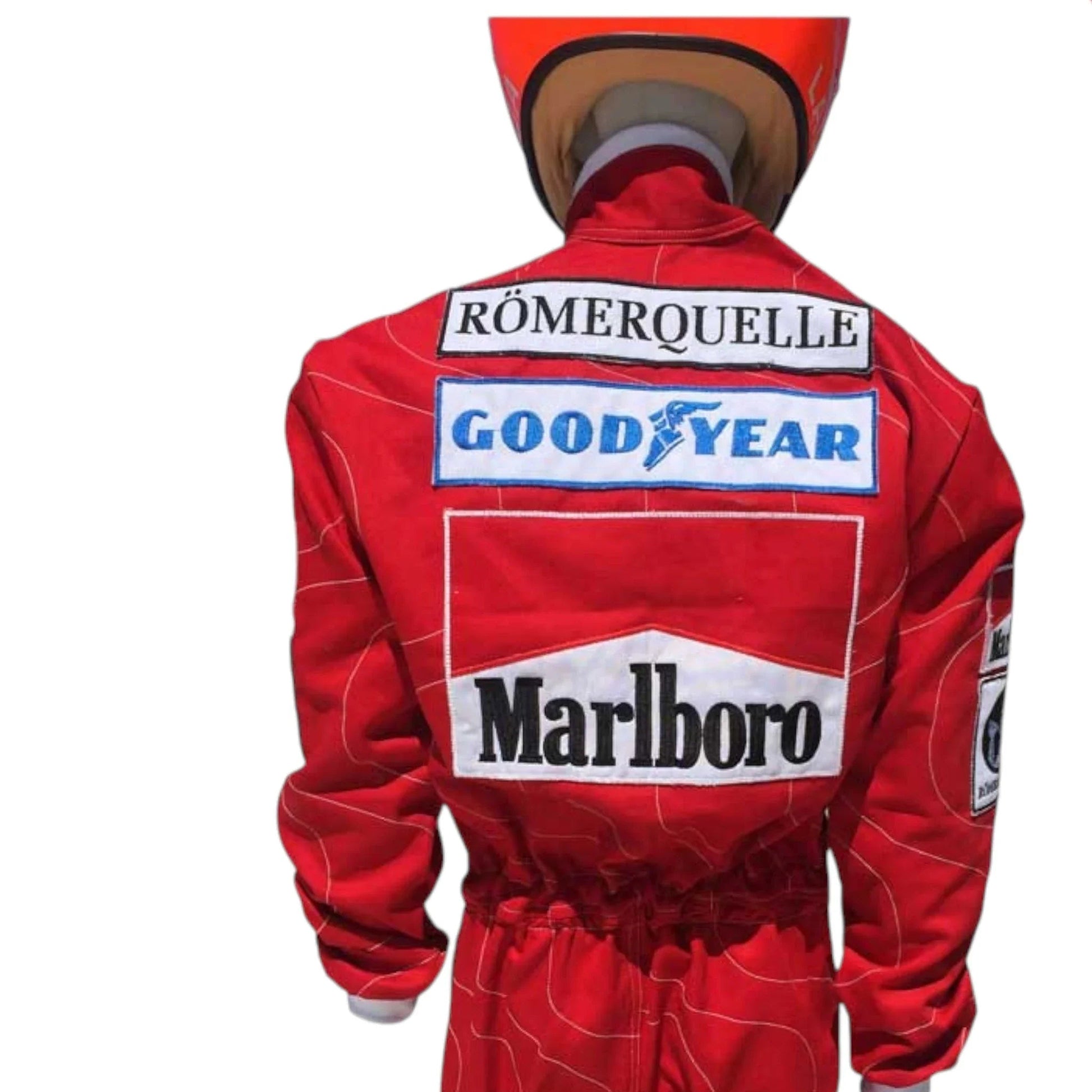 1976 Niki Lauda F1 Team Ferrari Embroidery Race Suit Replica Rustle Racewears