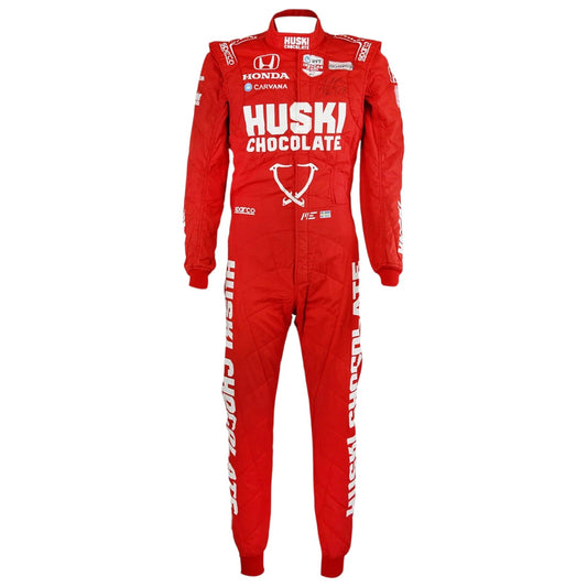 2021 Marcus Ericsson Signed First Win Detroit Grand Prix Ganassi IndyCar Suit Ex Race Gear