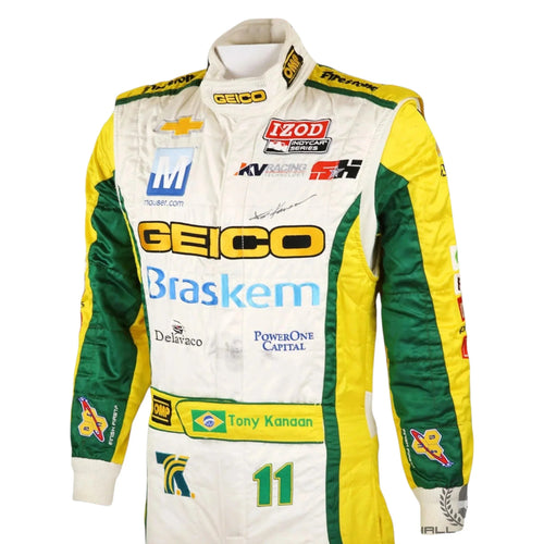 2012 Tony Kanaan Signed Race Suit - IndyCar KV Racing | Ex Race Gear