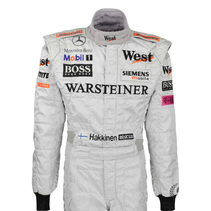 2000 Mika Hakkinen Austrian GP Winning Race - West McLaren Mercedes F1 Suit | McLaren Formula 1 Rustle Racewears