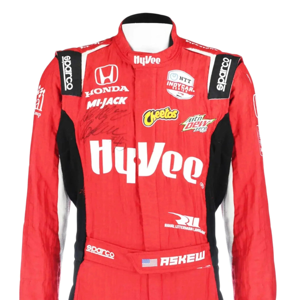 2021 Oliver Askew Signed IndyCar Suit - Exclusive Racing Ex Race Gear