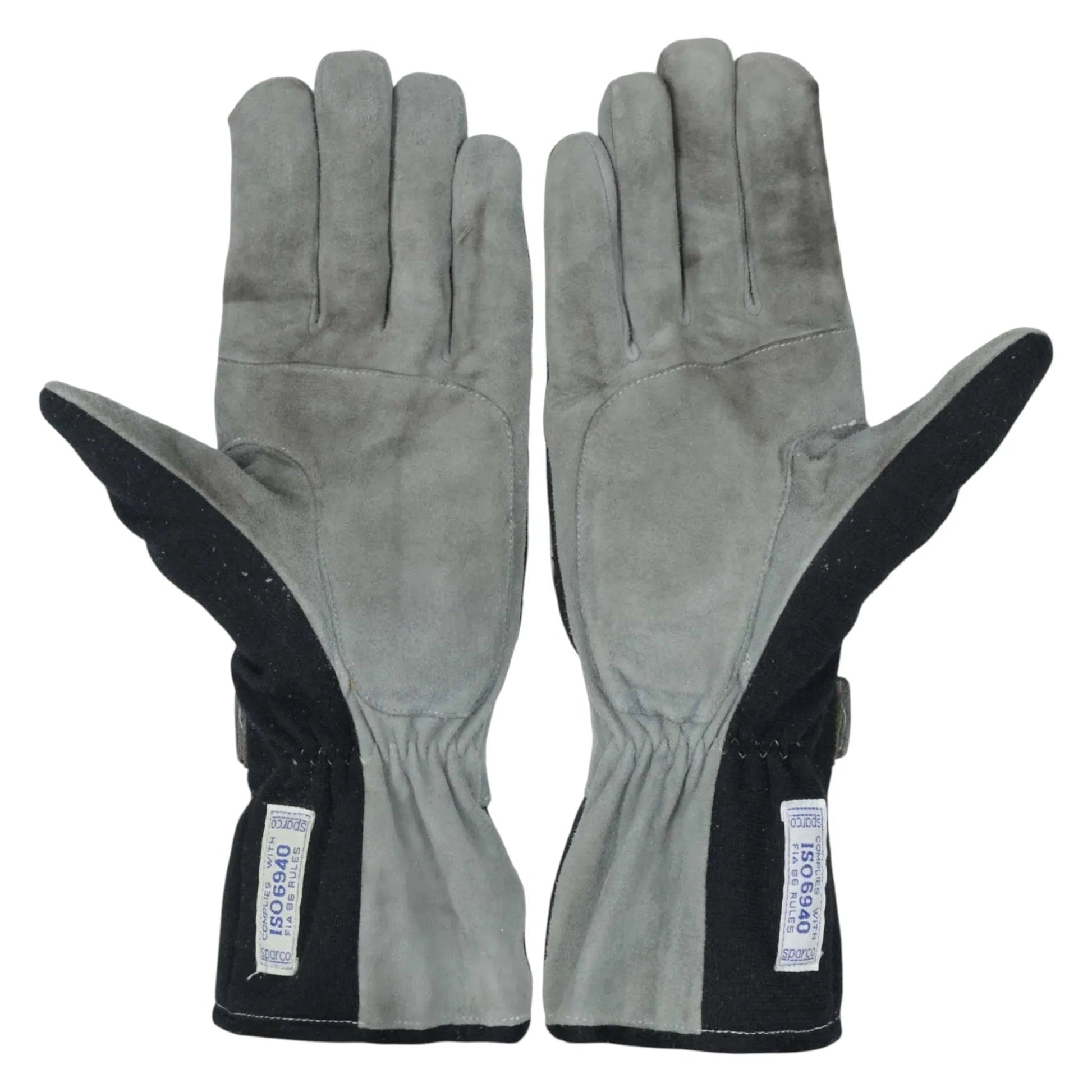 2001 Mika Hakkinen Signed Race Mercedes McLaren F1 Gloves Rustle Racewears