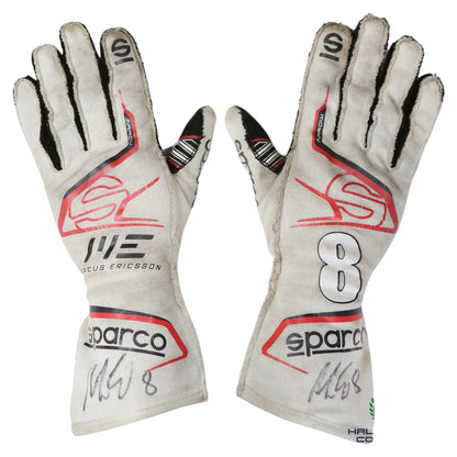 2021 Indy 500 Winner Marcus Ericsson Detroit "First Win" Gloves Ex Race Gear