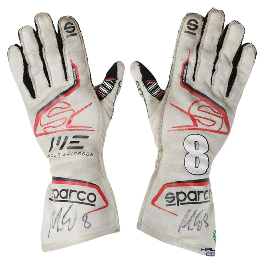 2021 Indy 500 Winner Marcus Ericsson Detroit "First Win" Gloves Ex Race Gear