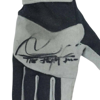 2001 Mika Hakkinen Signed Race Mercedes McLaren F1 Gloves Rustle Racewears