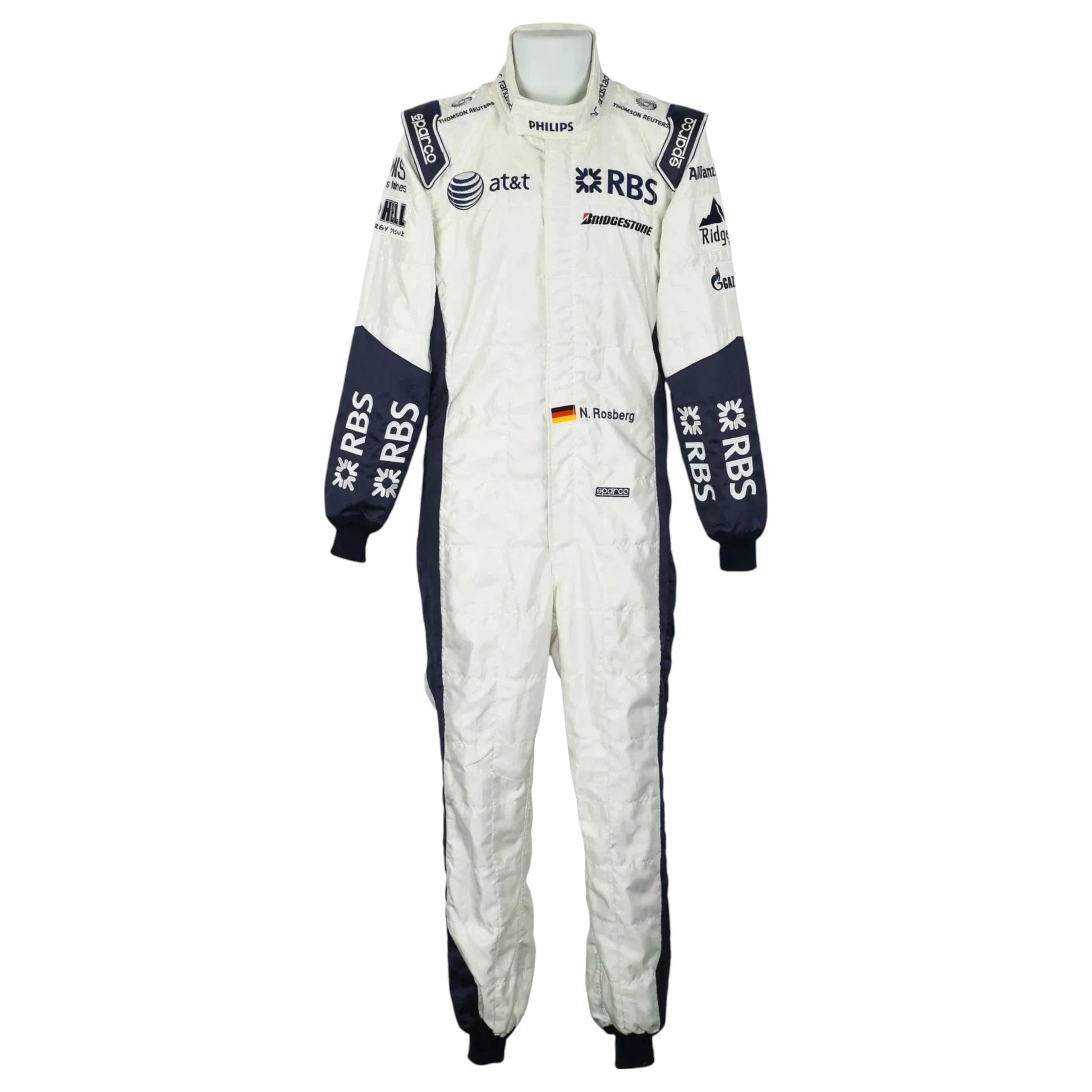 2009 Nico Rosberg Race Williams Formula 1 Suit - Iconic F1 Rustle Racewears