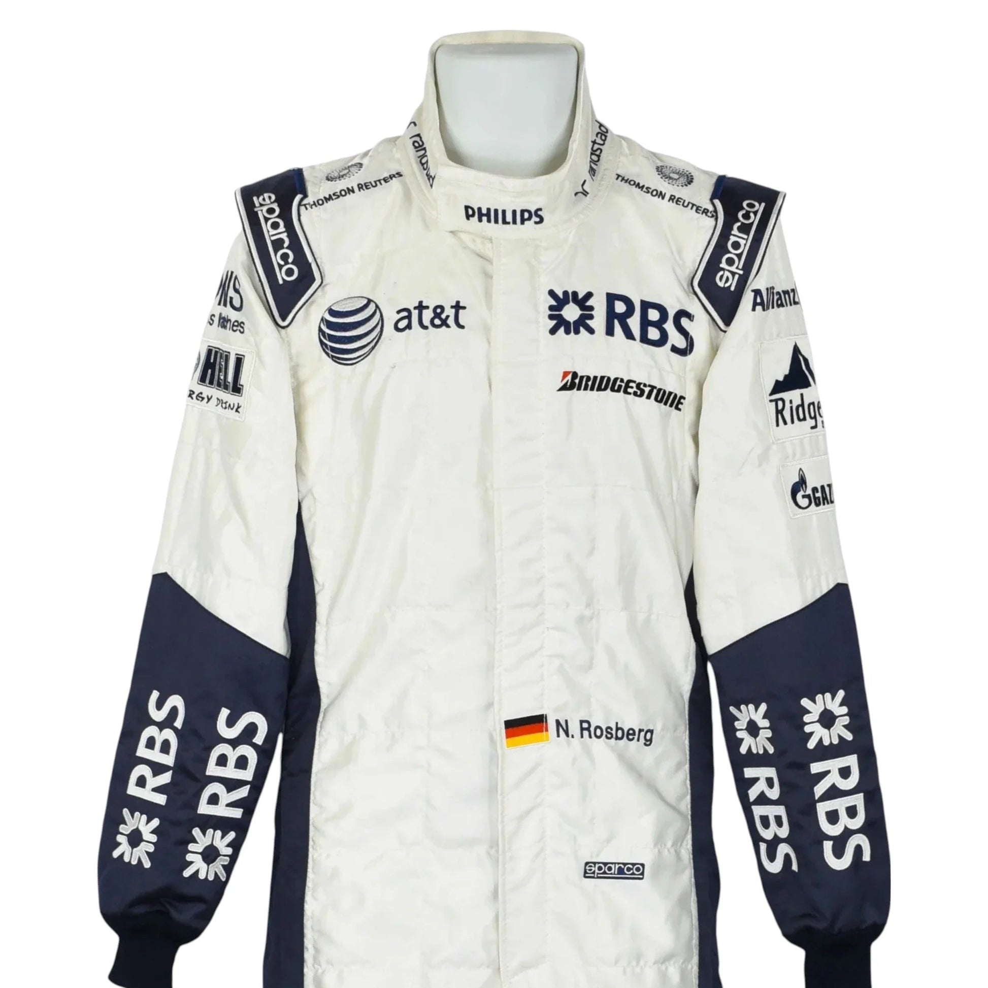2009 Nico Rosberg Race Williams Formula 1 Suit - Iconic F1 Rustle Racewears