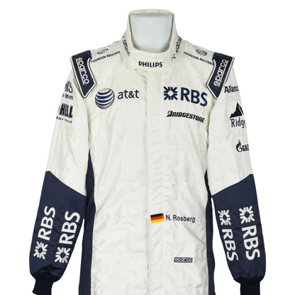 2009 Nico Rosberg Race Williams Formula 1 Suit - Iconic F1 Rustle Racewears