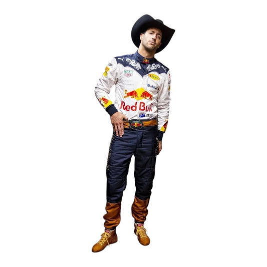 2018 Daniel Ricciardo Red Bull Racing Suit Replica - United States GP Rustle Racewears