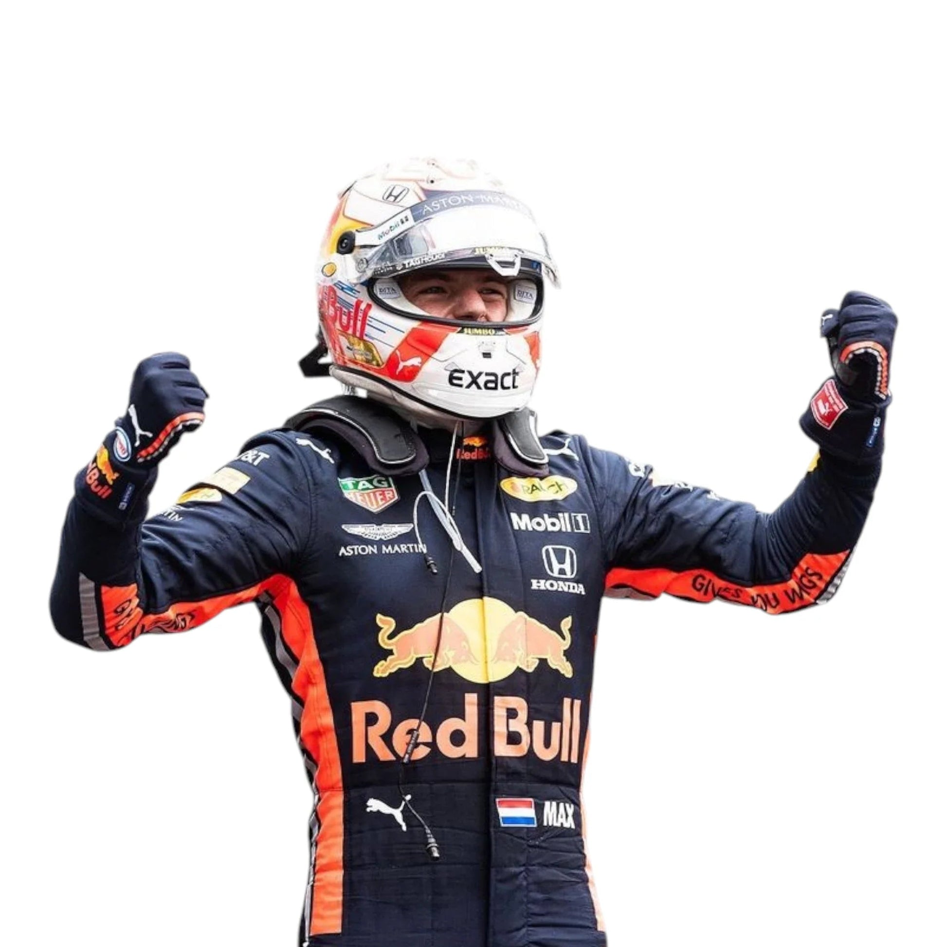 2019 Max Verstappen Replica Red Bull Racing Suit F1 Honda Rustle Racewears